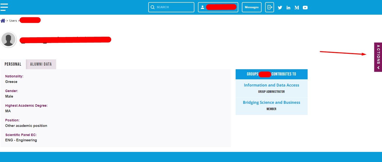 Figure 2 USer logged in 