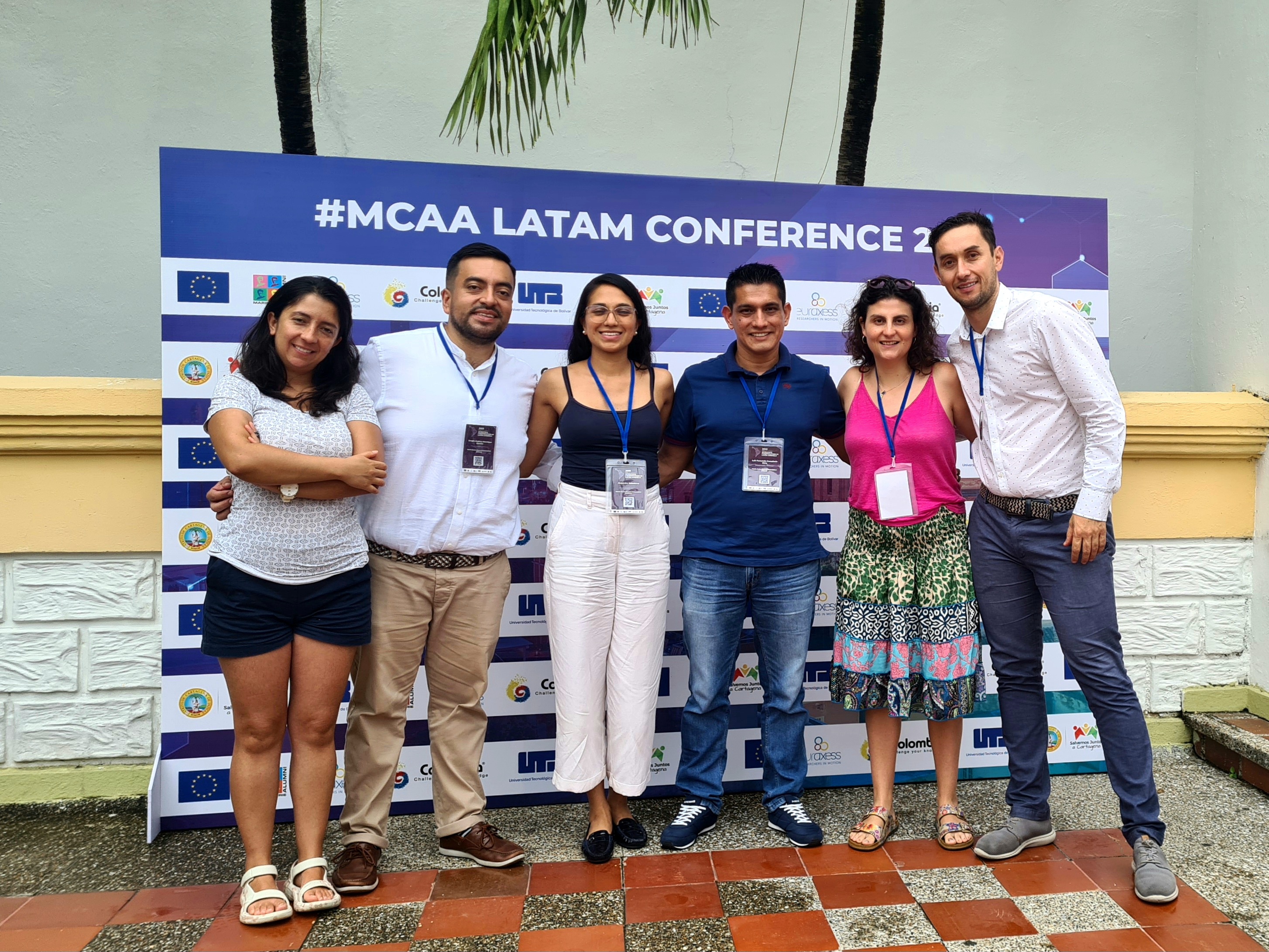 Andean-Caribbean Chapter members who attended the MCAA Latam Conference 2023.