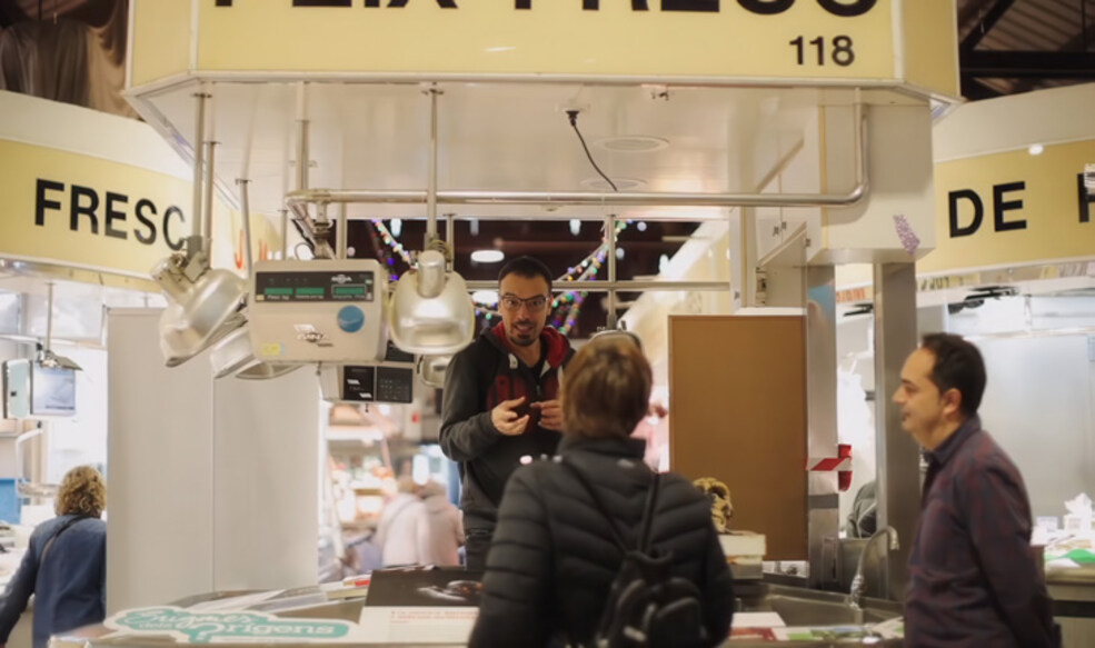 The 'Science Market' booth