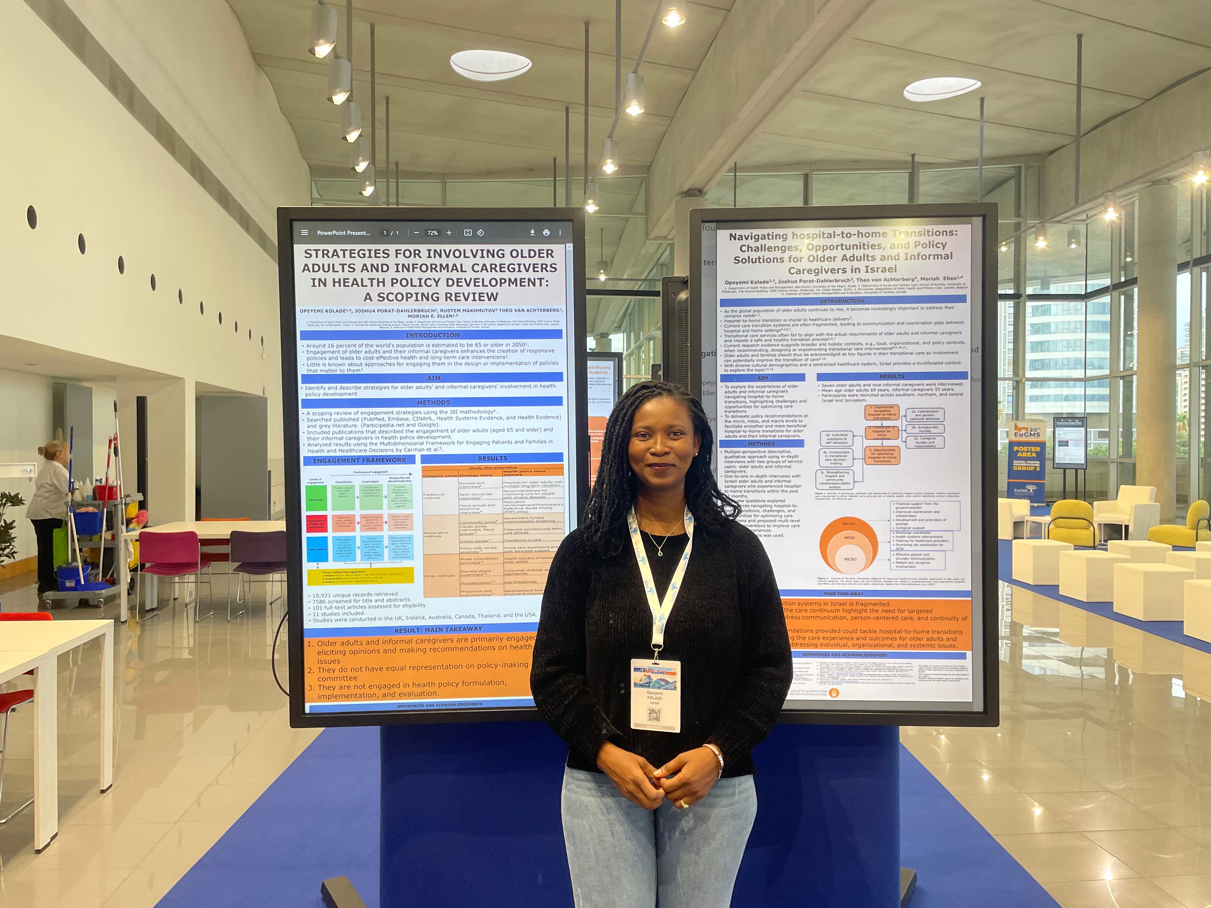 Presenting at the EuGMS Congress 2024, Valencia, Spain