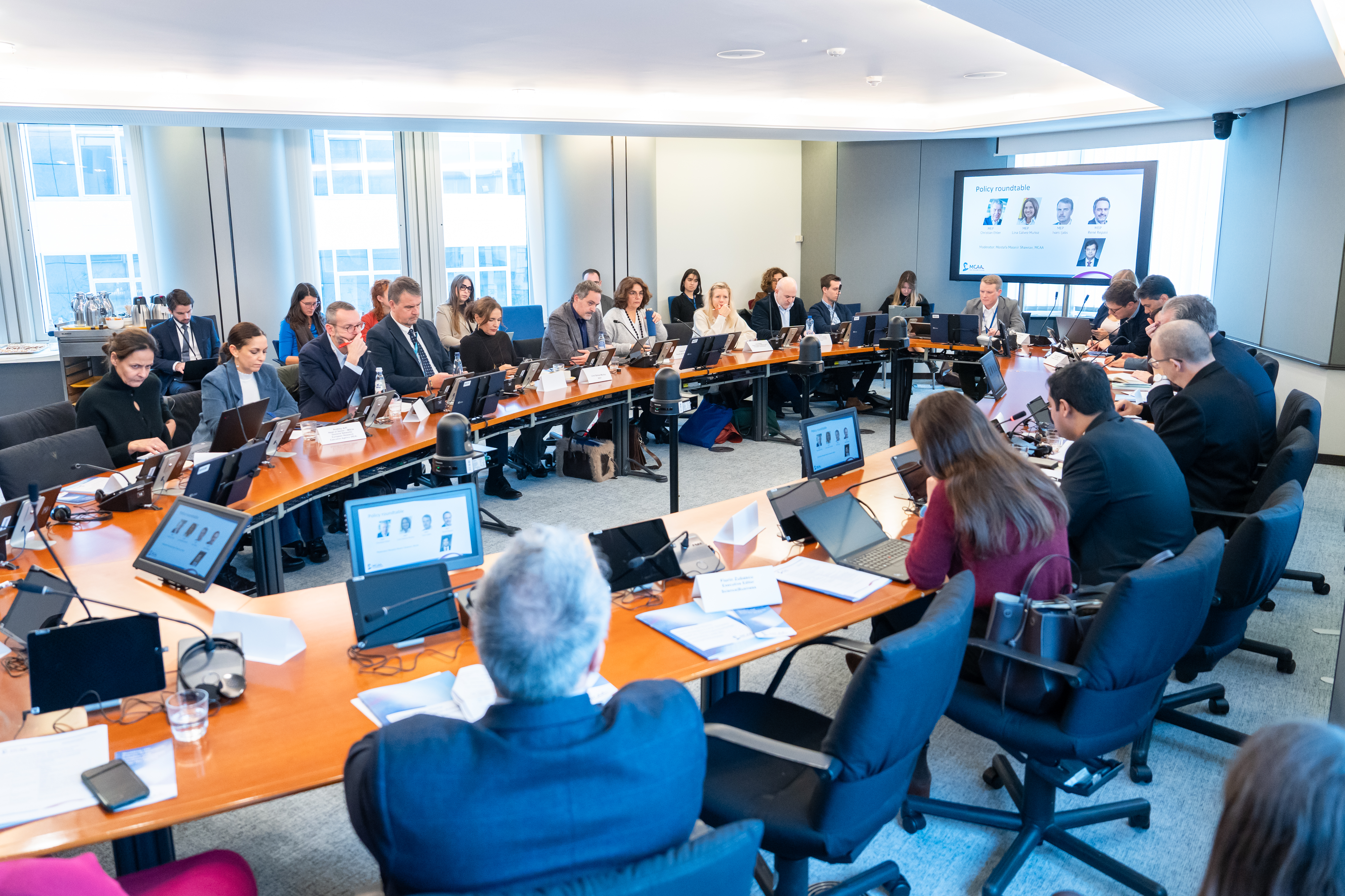 The MCAA Policy Forum 2025 included the presentation of the MCAA’s new report “Impact of the Marie Skłodowska-Curie Actions (MSCA). Driving knowledge, innovation and EU competitiveness.”