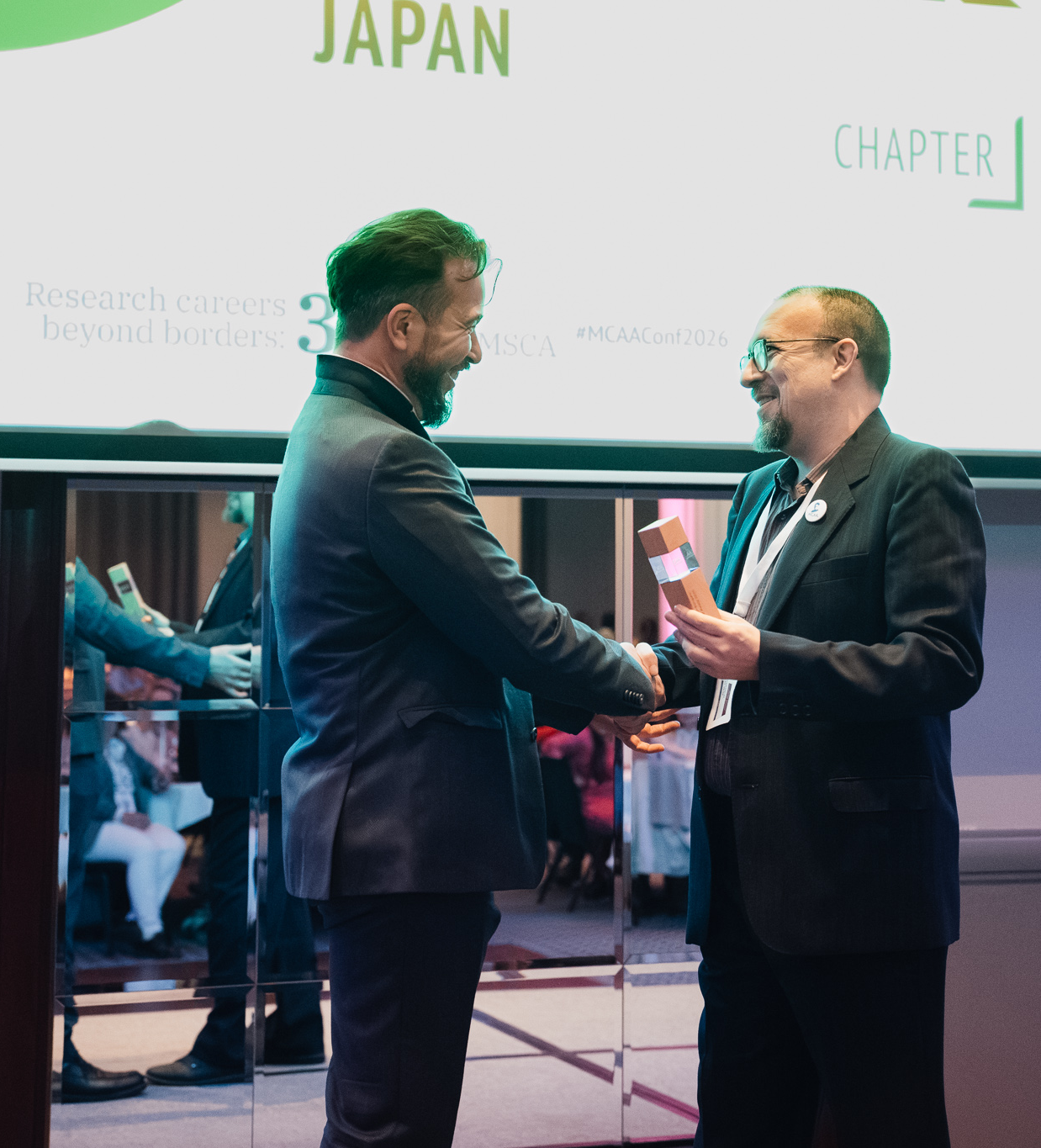 Non-European Chapter Award: MCAA Japan Chapter via Eugenio Otal