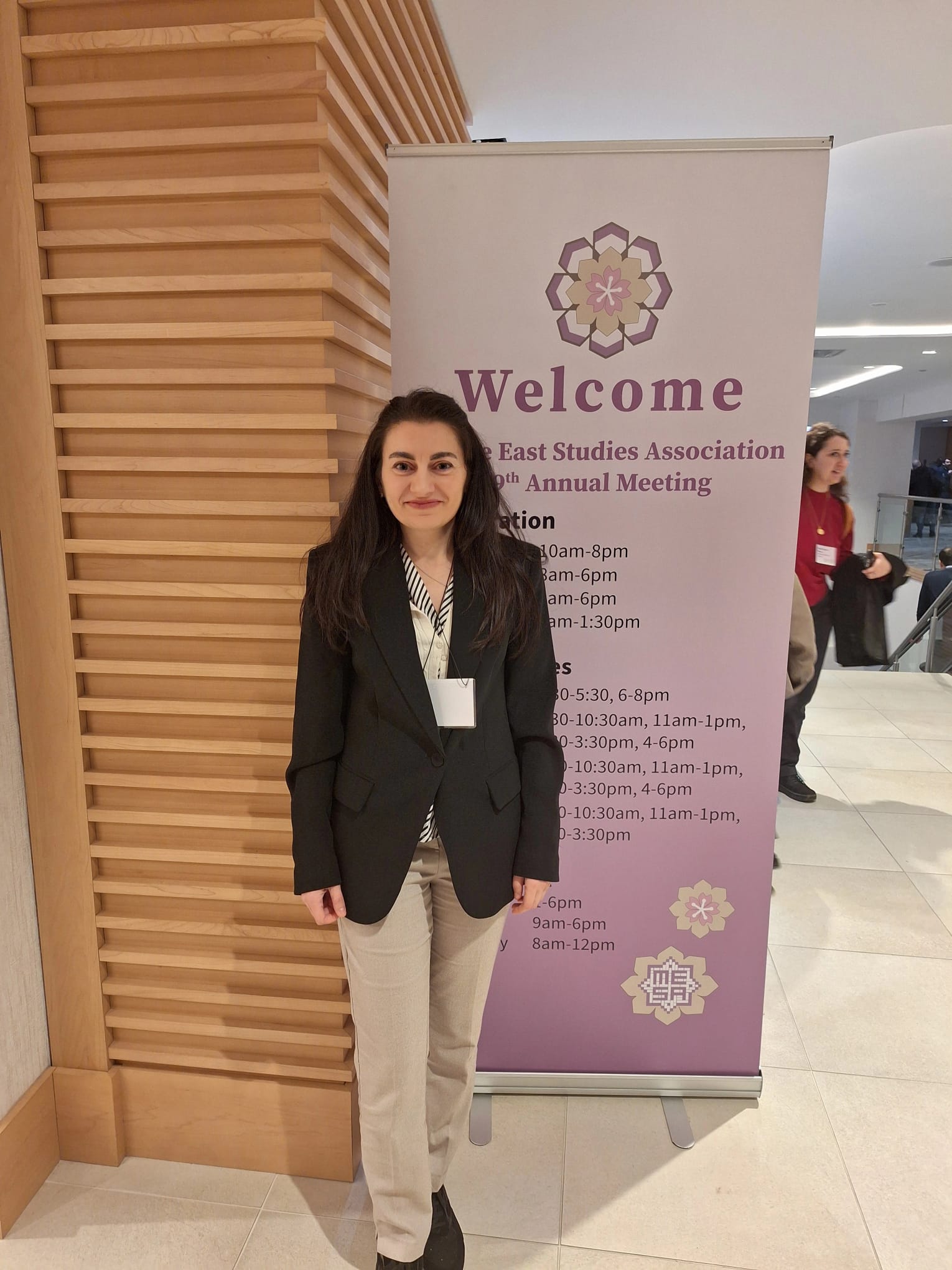 Shilan Fuad Hussain at the Middle East Studies Association (MESA) Annual Meeting, Washington, D.C., November 2025.
