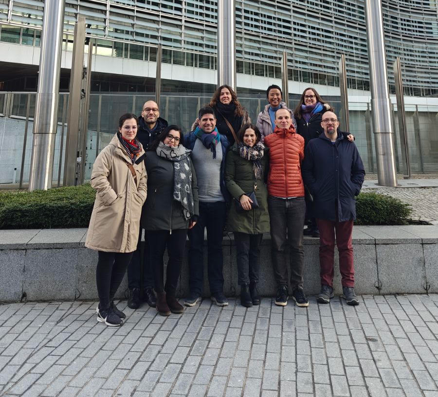 Boards meeting in Brussels, January 2026. From left: Ornela Bardhi, Hakim Ferria, Maria Romano, Joaquin Capablo, Virginia Helena Albarracin, Corinne Portioli, Maria Magdalena Razalan, Pavlo Bazilinskyy, Irene Castellano Pellicena, and Gian Maria Greco. Farah Islam is missing from this picture.