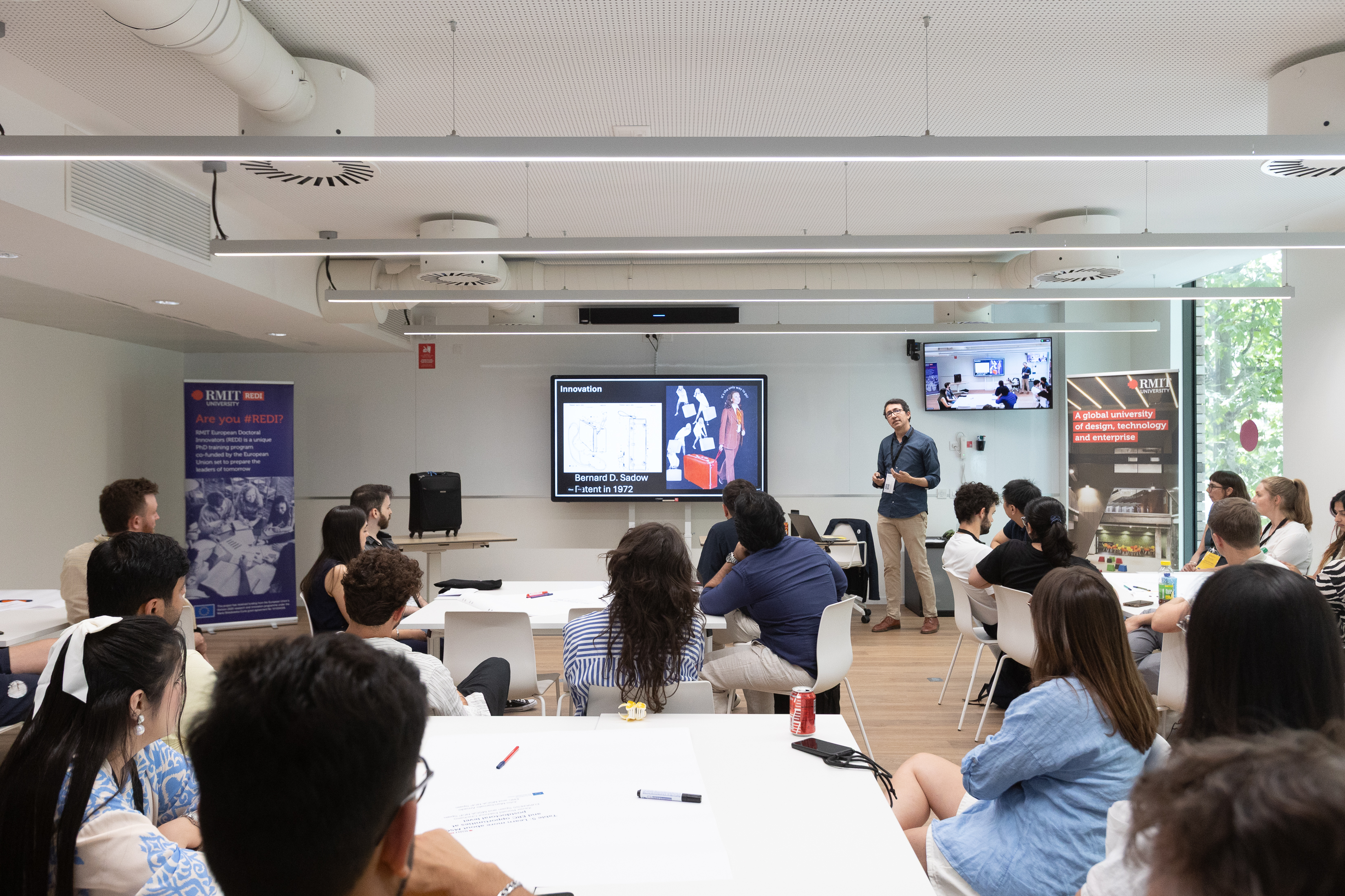 Workshop on innovation and technology transfer. Photo: RMIT Europe