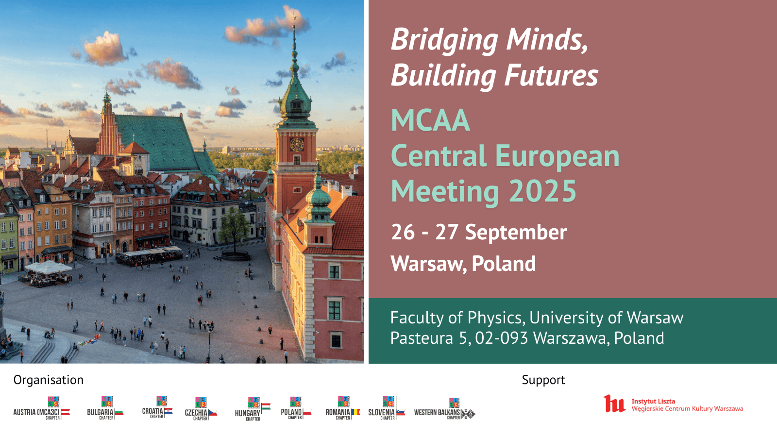 Banner for the Central Europe event