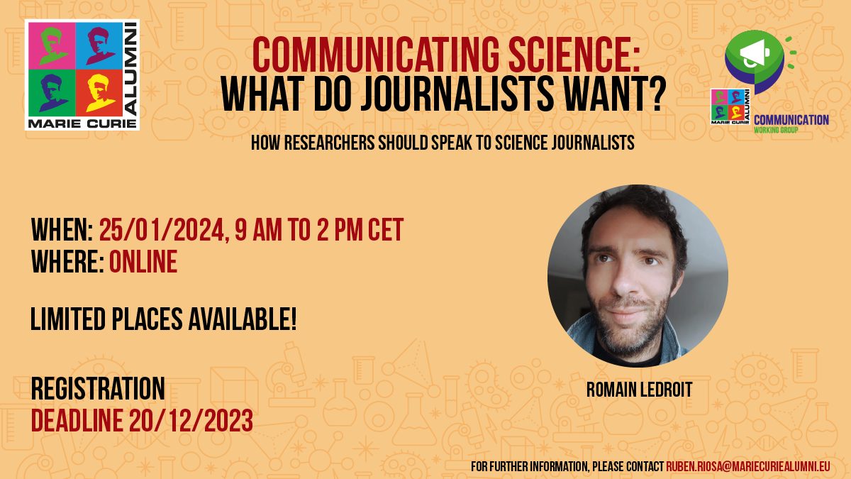Communicating science: What do journalists want?
