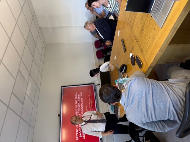 Presenting research at Kyutech