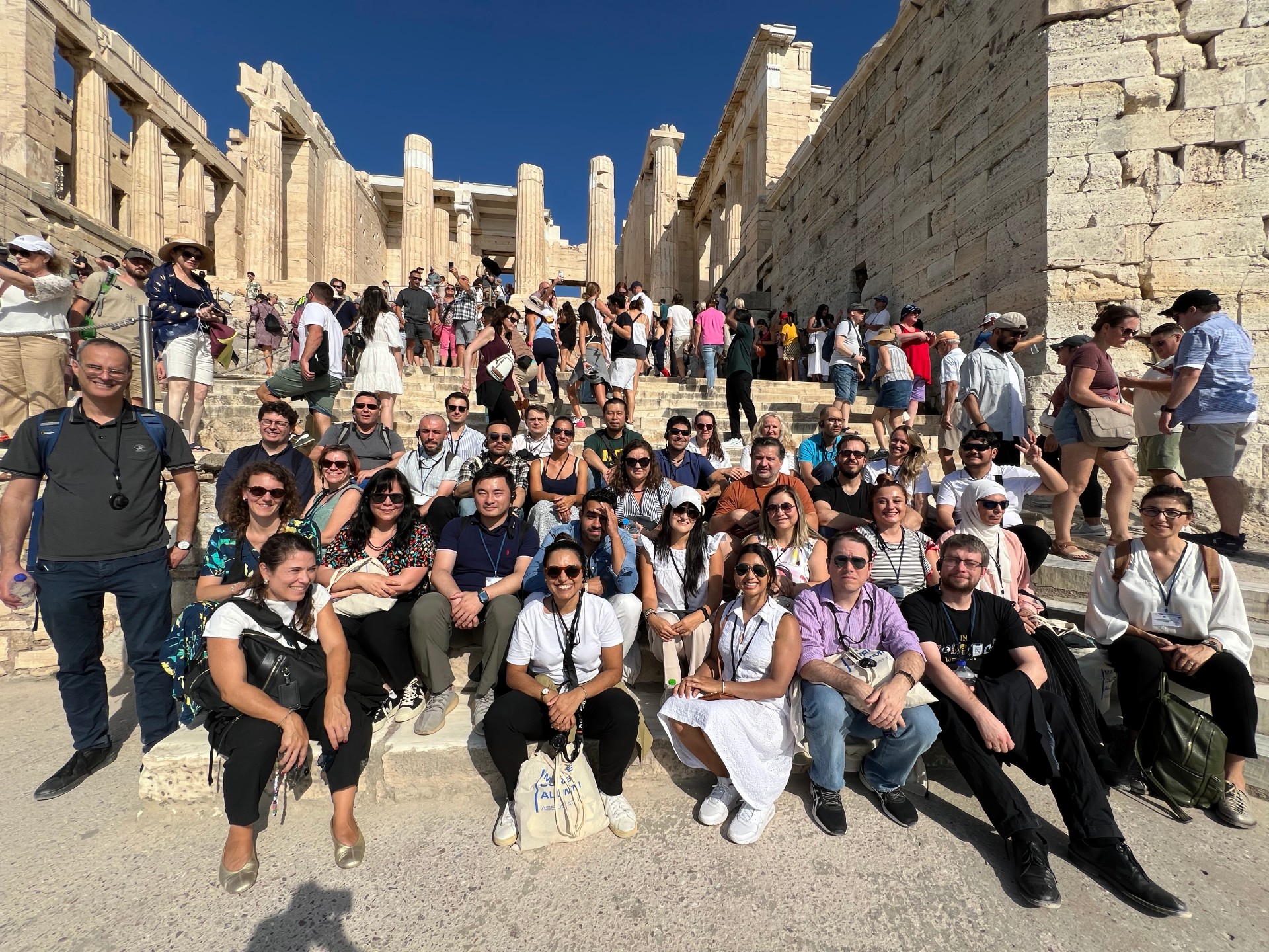 MCAA chapter chairs Acropolis Athens Greeece