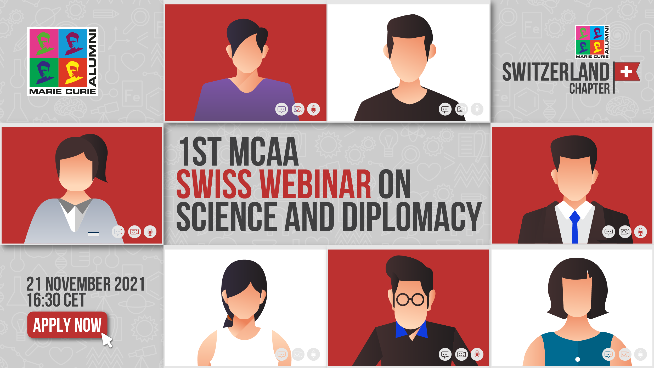 MCAA Switzerland Chapter organises a webinar on Science and Diplomacy