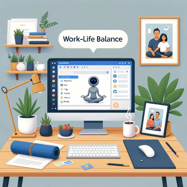 A modern office setting with a diverse group of professionals discussing strategies