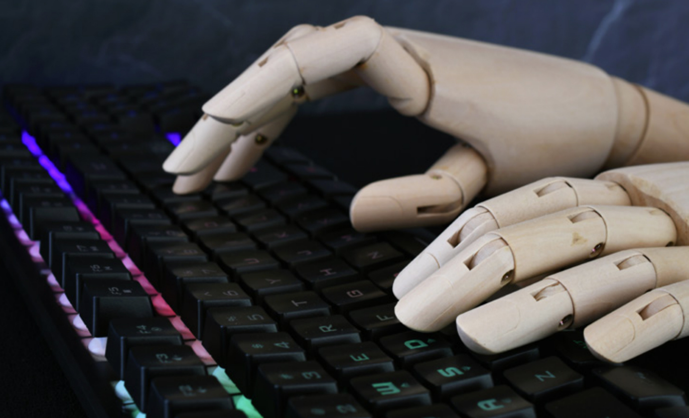 Robot typing