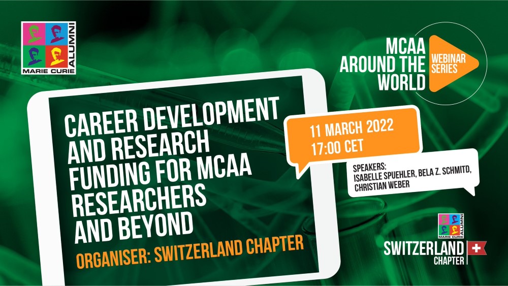 career development and research funding for mcaa researchers and beyond