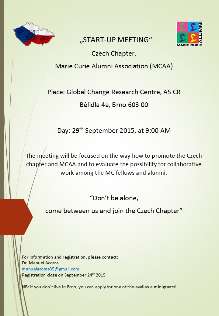 Czech Chapter Start-Up Meeting
