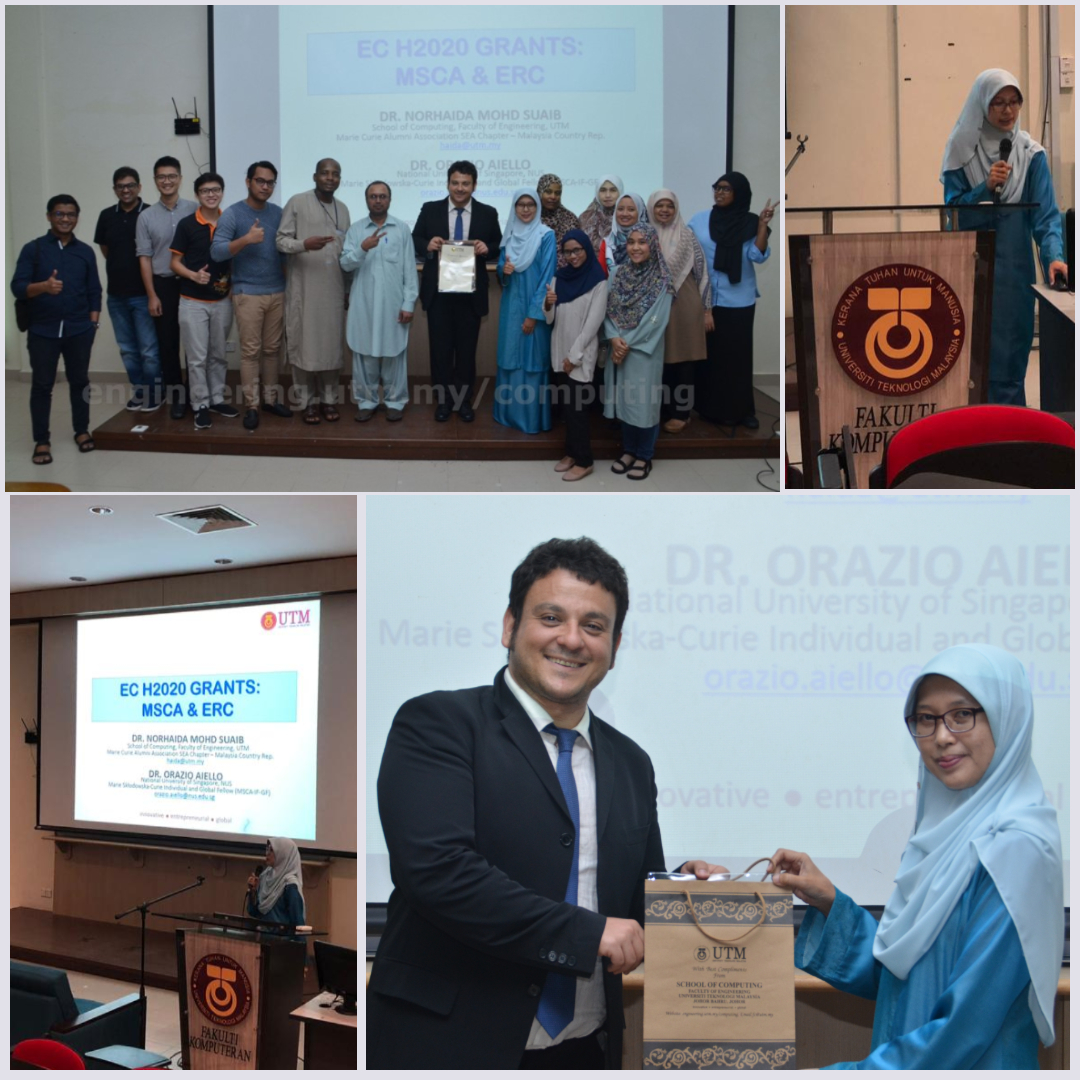 Sharing session on MSCA-RISE and MSCA-IF, UTM Sharing session on MSCA-RISE and MSCA-IF