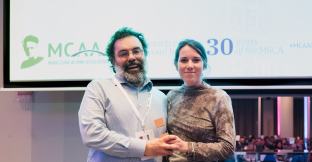 European Chapter Award: MCAA France Chapter via Giulia Rizzo and Alberto Gregori