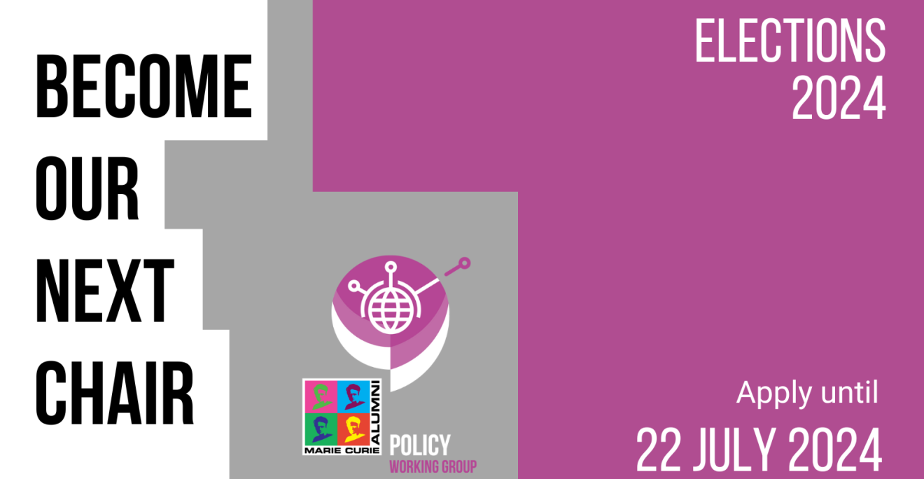 banner for the chapter elections