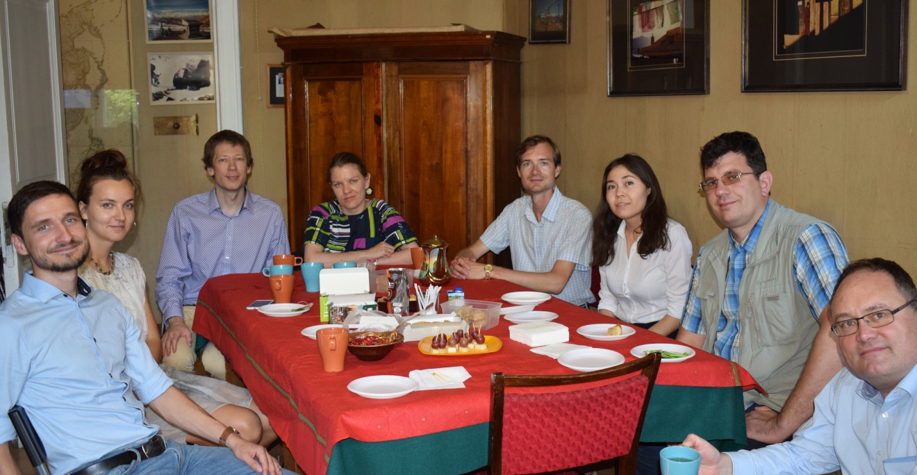 Common photo of RC MCAA at meеting-room of museum P.K.Kozlov (2018).