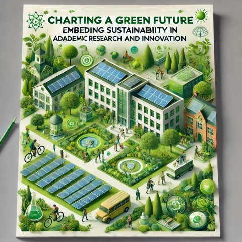 A visual representation of “Charting a Green Future: Embedding Sustainability in Academic Research and Innovation.”