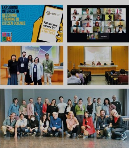 Collage showcasing NR4CS, MCAA events and ECS Consortium members