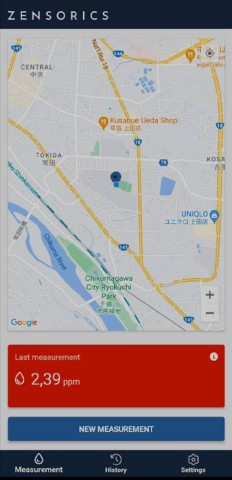 Figure 2. A battery-free, low-cost fluoride sensor enables smartphone-based water safety monitoring.