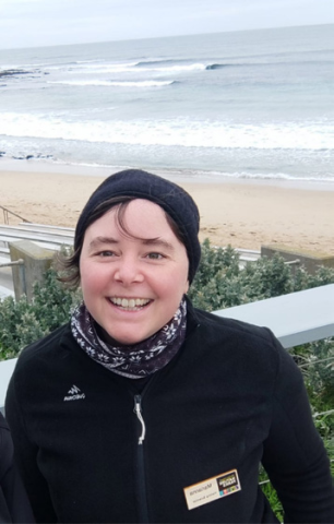 Marianna Chimenti during fieldwork for her Marie Skłodowska-Curie Individual Fellowship (2022) at Phillip Island Nature Park, Victoria, Australia.