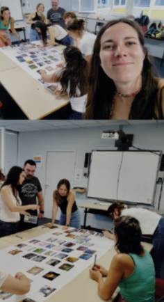 The MCAA France Chapter members participating
in sustainability-themed team-building activities.