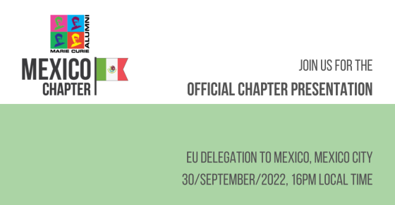 Banner introducing the official Chapter presentation