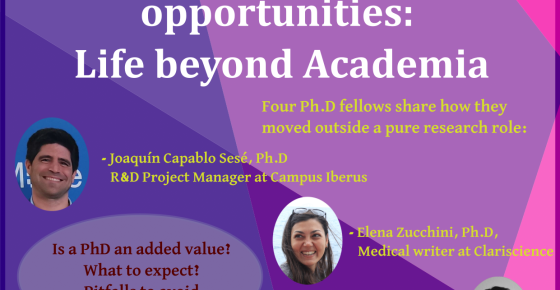 Expanding researchers opportunities- life beyond academia