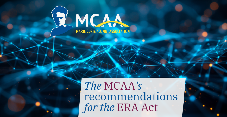 Banner with the MCAA logo and text: "The MCAA's recommendations for the ERA Act"